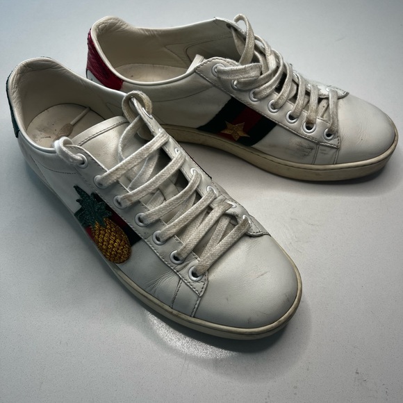 Men’s Ace Leather Sneaker by Gucci - Picture 3 of 4